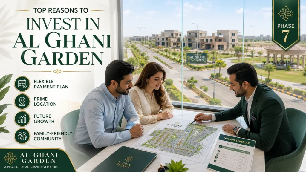 why invest in al ghani garden phase 7 lahore housing society